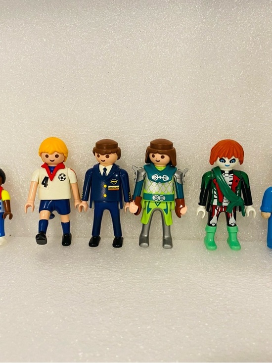 Other - Playmobil Figures Lot Mixed People Characters Kids Toy Bundle Used 9pcs